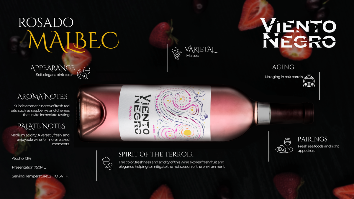 Viento Negro Rosado